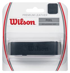 Wilson Leather Grip Replacement Grip Μαύρο 1τμχ από το Plus4u