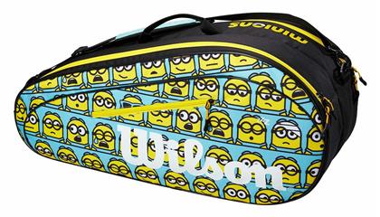Wilson Minions 2.0 Παιδική Τσάντα Ώμου / Χειρός Τένις 6 Ρακετών