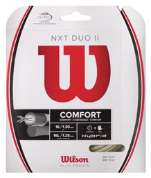 Wilson NXT Duo II Χορδή Τένις Μπεζ 12.2m, Φ1.25mm από το E-tennis