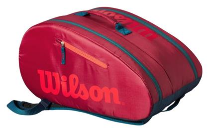 Wilson Παιδική Τσάντα Πλάτης Padel 4 Ρακετών Κόκκινη