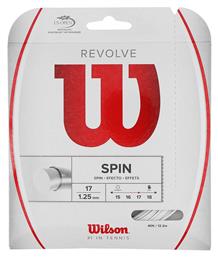 Wilson Revolve Χορδή Τένις Λευκή 12.5m, Φ1.25mm από το E-tennis