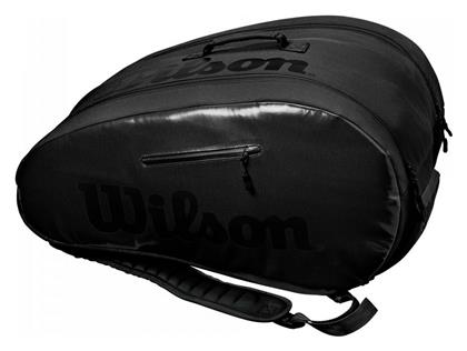 Wilson Super Tour Τσάντα Πλάτης Padel 6 Ρακετών Μαύρη από το Z-mall