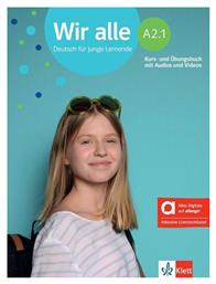Wir Alle A2.1 Kursbuch Und Ubungsbuch Hybride Ausgabe Allango(mit Audios Videos On Line Klett