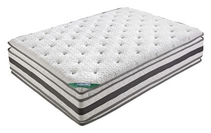 Woodwell Υπέρδιπλο Στρώμα Memory Foam 160x200cm με Ανεξάρτητα Ελατήρια