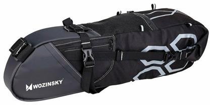 Wozinsky Large Roomy Saddle Τσαντάκι Σέλας Ποδηλάτου 12lt Μαύρο WBB9BK