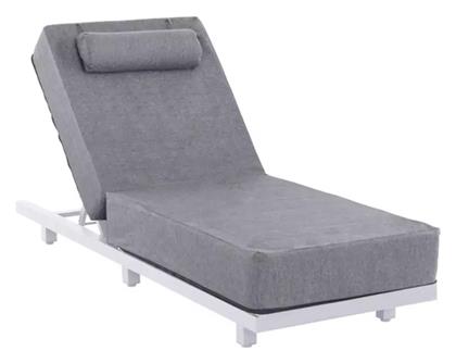 Ξαπλώστρα Αλουμινίου Jessie με Μαξιλάρι 200x71x35.5εκ.