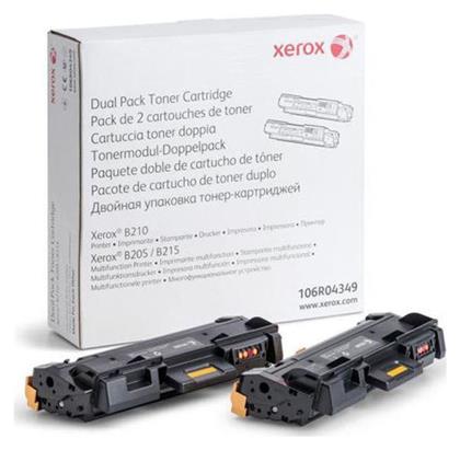 Xerox B205 Multipack Toner Laser Εκτυπωτή Μαύρο 2τμχ (106R04349)