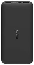 Xiaomi Redmi Power Bank 10000mAh 5W με 2 Θύρες USB-A Μαύρο