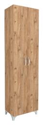 Ξύλινη Παπουτσοθήκη Lilly με 8 Ράφια Pine Oak Μ49xΠ32xΥ178cm