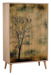 Ξύλινη Παπουτσοθήκη Soho με 4 Ράφια Sonoma Μ80xΠ36xΥ127cm