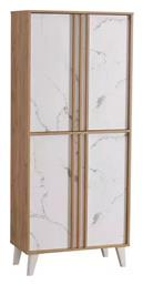 Ξύλινη Παπουτσοθήκη Yamka 74x38x174cm