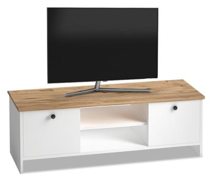 Ξύλινο Έπιπλο Τηλεόρασης Cube Pine / White Μ120xΠ30xΥ40cm από το Designdrops