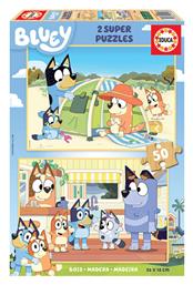 Ξύλινο Παιδικό Puzzle Bluey 100pcs για 3+ Ετών Educa από το GreekBooks