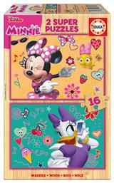 Ξύλινο Παιδικό Puzzle Minnie Happy Helpers 16pcs για 3+ Ετών Educa