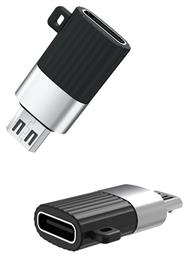 XO Μετατροπέας USB-C female σε micro USB male (NB149-C)