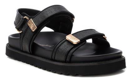 Xti Γυναικεία Σανδάλια Flatforms σε Μαύρο Χρώμα