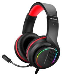 Xtrike Me 7.1 Surround RGB GH-903 Over Ear Gaming Headset με σύνδεση USB Κόκκινο από το Public