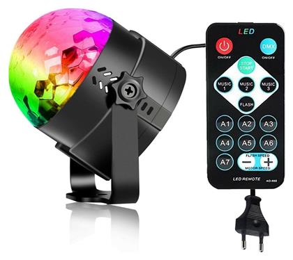 YB-689 Διακοσμητικό Φωτιστικό με Φωτισμό RGB Party Light LED σε Μαύρο Χρώμα