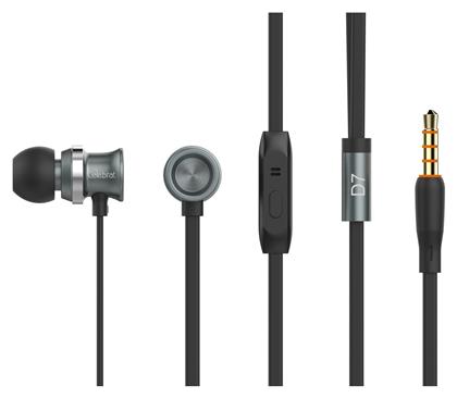 Yison D7 In-ear Handsfree με Βύσμα 3.5mm Μαύρο από το Public