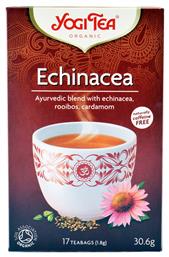 Yogi Tea Κόκκινο Τσάι Βιολογικό Echinacea 17 Φακελάκια 30gr