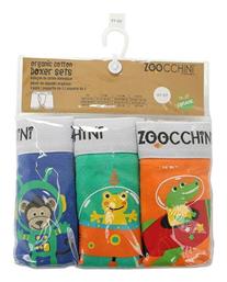 Zoocchini Space Παιδικό Σετ με Μποξεράκια Πολύχρωμα 3τμχ